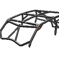 Cage Option: Front Grab Handles&comma; Talon (4-Seat)