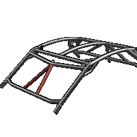 Cage Option: Front Intrusion Bars Lo-Brow RZR PRO R (2-Seat)