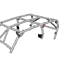 Cage Option: Rear Grab Handles Polaris General (4-Seat)