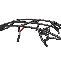 Cage Option: Rear Grab Handles RZR PRO R (4-Seat)