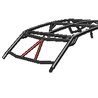 Cage Option: Front Intrusion Bars Lo-Brow RZR PRO XP (4-Seat)