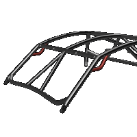 Cage Option: Front Grab Handles KRX (2-Seat)