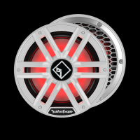 M2 12" DVC 2ohm Color Optix Infinite Baffle Marine Subwoofer - White