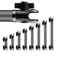 AR20-3FAM &verbar; DURALOCK(TM) 20 SERIES &verbar; CARBON FIBER ARM &verbar; DUAL 20MM ANTI-THEFT SOCKETS