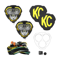 0288 &verbar; KC HiLiTES - FLEX ERAA(R) 3 - 2-Light Master LED Light Pod Kit