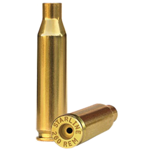 Starline Brass .260 Rem Unprimed Brass Large Cartridge Case, 50/bag - STAR260REMEU
