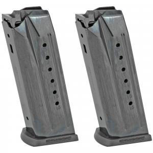 er Magazines 9mm 15 Rounds Fits Ruger Security-9 Steel Black 2 Pack Ammo