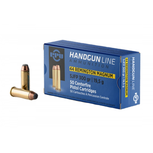 PRVI Partizan .44 Remington Magnum Sjfp 300gr 50 Rounds Ammunition - Pph44mf