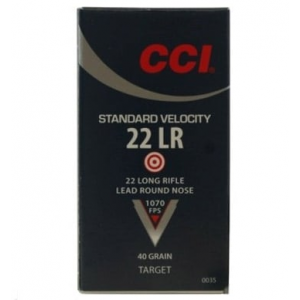 CCI .22 Long Rifle 40gr Lrn Standard Velocity Ammunition 500rds (10 Boxes Of 50) - 50035 076683500359 36768