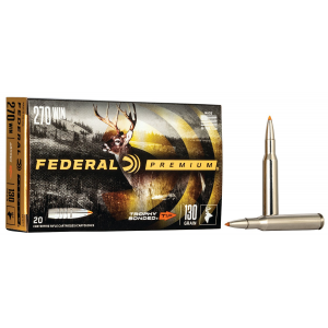 eral Premium .270 Winchester 130gr Trophy Bonded Tip 20rds Ammo