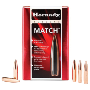 Hornady 6.5MM (.264) BTHP Bullets - Match - 140gr - 100ct - 26335