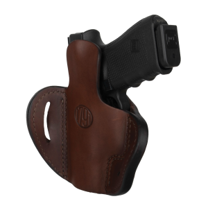 1791 Gunleather Optic Ready Glock 17 Leather OWB Holster Right 2.1, Brown/Mossy Oak - MOBH21BRWR