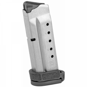 th & Wesson Magazine 40 S&W 7 Rounds Fits Shield M2.0 With Finger Rest Stainless Ammo