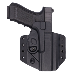 C&G Holsters Covert M&P Shield 9/40 Kydex OWB Holster Right, Black - 524100
