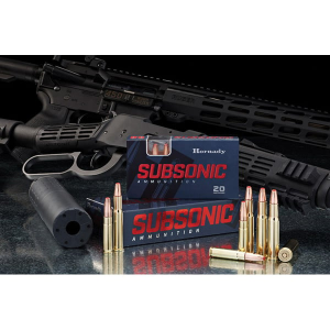 HORNADY Subsonic 395 Gr Sub-x .450 Ammo, 20/box - 82247