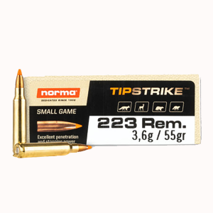 NORMA Tipstrike-varmint 55gr 223 Remington Ammo, 20rds - 20157352