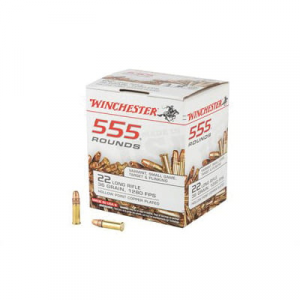 WINCHESTER 22lr Ammo 36 Grain Hollow Point 555 Round Brick - 22lr555hp