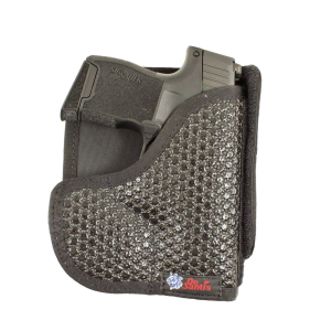 DeSantis Gunhide Super Fly Sig P365 Rubberized Fabric Holster Ambidextrous, Black - M44BJ8JZ0