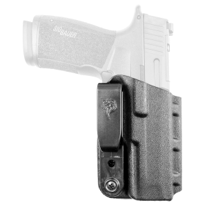 DeSantis Gunhide Slim-Tuk, IWB fits Sig P365 X-Macro, Ambidextrous, Kydex Construction, Black