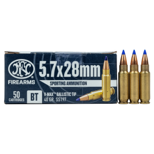 FNH 5.7x28 Mm 40gr V-max 50 Rounds Ammunition - Ss197sr