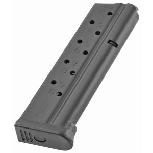  Products Magazine Range Pro 9mm 10 Rounds Fits 1911 Stainless Black Ammo