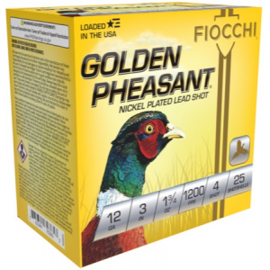 cchi 12ga 3 13/4oz #4 Golden Pheasant 25rds 123GP4 Ammo