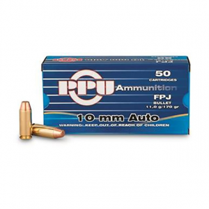 i Partizan 10mm Auto FPJ 170 Gr 50 Rounds Ammunition- PPH10F Ammo