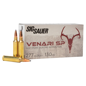 SIG Sauer Venari .277 Fury 130 Gr Ammo Sp - 20rds - V277sfsp13020