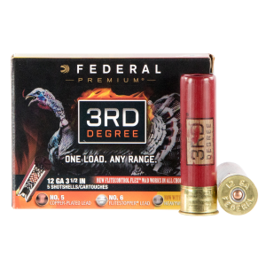 Federal Premium 3rd Degree with Heavyweight TSS 3" 12 Gauge Ammo 5, 6, 7, 5/box - PTDX157567