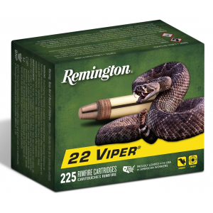 REMINGTON Viper 22lr Ammo 36gr Plated Truncated Cone Solid 225rds - Vp225