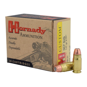 HORNADY .357 Sig 147 Gr Xtp Custom Pistol Ammunition, 20 Rounds - 9131