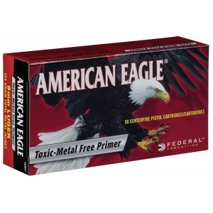 eral American Eagle Indoor Range Training 9mm 124 Gr FMJ 50rds Ammo