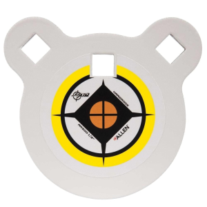 EZ Aim Hardrock Gong Shooting Target - Black/White/Yellow, 3-Pack - 15596