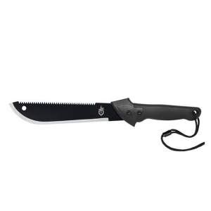 Gerber Gator Machete Jr Fixed Blade Knife, 10.75, Black - 31-000759