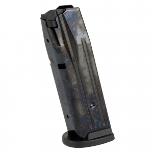 scor Pistol Magazine ACT-MAG 9mm 15 Rounds Fits Sig P320/M17 Full Size Blued Finish Ammo