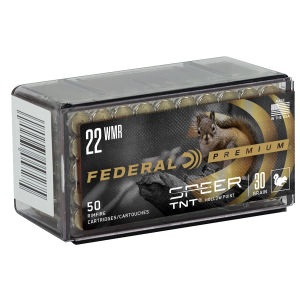 Federal Premium 22 WMR 30gr Speer TNT HP, 50rds - P765