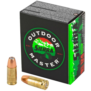 SIERRA Outdoor Master 9mm Ammo 124 Grain Jhp 20rds
