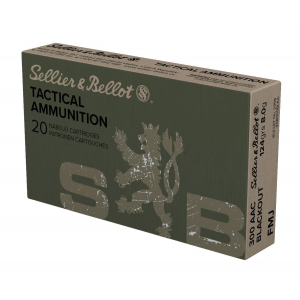 SELLIER & Bellot 300 Aac Blkout 124gr Fmj 20rds Sb300blka