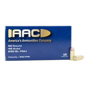  .45 ACP 230 Grain FMJ 50rd Box Ammo