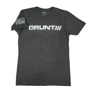 Lead Star Arms Logo T-Shirt, Gray - 2XL