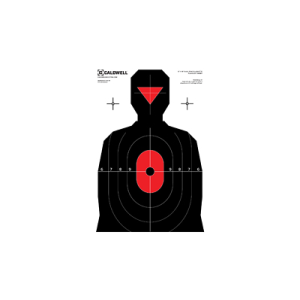 Caldwell Dual Zone Target, Orange/Black, 8-Pack 1175523