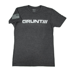 Lead Star Arms Logo T-Shirt, Gray - Medium