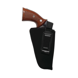Uncle Mike's Size 2 Right Hand 4" Medium/Intermediate Autos Inside-The-Pant Holster w/ Retention Strap, Textured Black - 76021