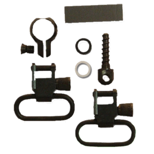 GrovTec 1" 1-Piece Barrel Band Swivel Set for 0.645" to 0.66" Lever Action Shotgun Barrels - GTSW41