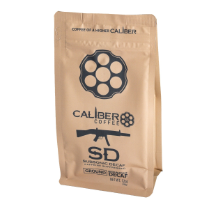 Caliber Coffee Subsonic Decaf , 12oz bag, Ground