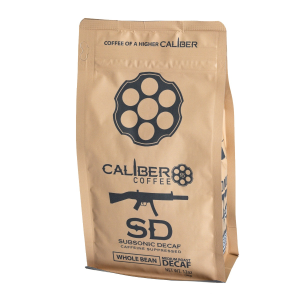 Caliber Coffee Subsonic Decaf , 12oz bag, Whole Bean