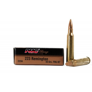 PMC Bronze .223 Rem Ammo 55 Grain Fmj-bt 20rds - 223a