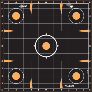 Allen EZ AIM Adhesive Paper Target - 15314