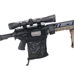 No More Brass on the Ground GPS Bag Tactical 1000D Nylon Brass Pouch - Large, Black - GPST88BC