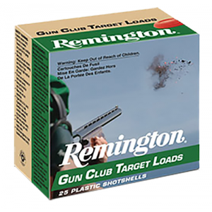 REMINGTON Gun Club 2.75" 12 Gauge Ammo 7-1/2, 25/box - Gc127